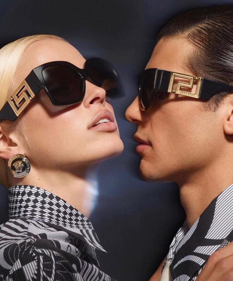 6 color simple hollow flat glasses