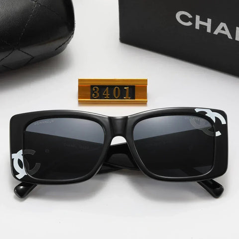 4 color fashion double  print frame polarized sunglasses