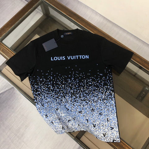 Gradient star print T-shirt