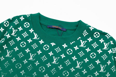 Gradient monogram print T-shirt