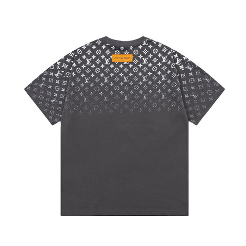 Gradient monogram print T-shirt
